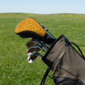 Morris - Weingoldmuster, Golf Headcover (In SItu)