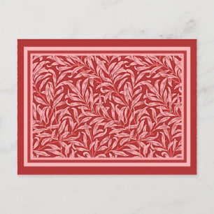 Morris - Willow Bough in deep maul Postcard Postkarte