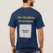 Morrismen Tanz, als ob keiner zusieht Lustige Illu T-Shirt (Rückseite)