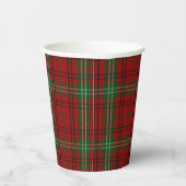 Morrison Clan Tartan Kariert Paper Cups Pappbecher (Rechts)