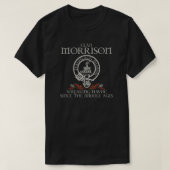 Morrison Clan Wappen Schottischer Nachname Tartan  T-Shirt (Design vorne)