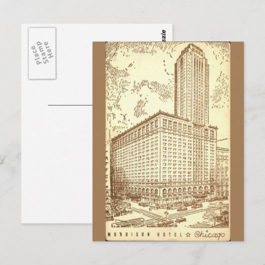 Morrison Hotel Chicago Postkarte (Vorne/Hinten)