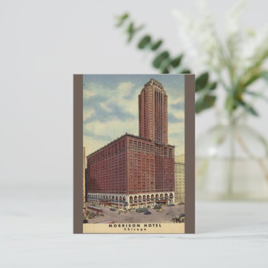 Morrison Hotel Chicago Postkarte (Stehend Vorderseite)