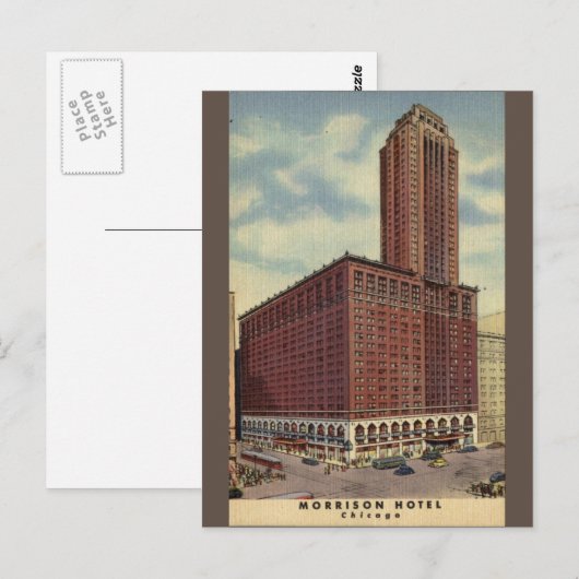 Morrison Hotel Chicago Postkarte (Vorne/Hinten)