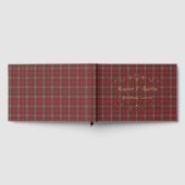 Morrison Red Weathered Original Scottish Tartan Gästebuch (Voll)