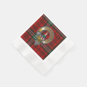 Morrison Tartan & Abzeichen Serviette (Ecke)