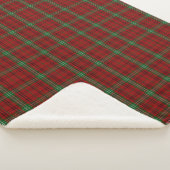 Morrison Tartan Kariert Sherpa Fleece Blanket Sherpadecke (3/4)