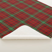 Morrison Tartan Kariert Sherpa Medium Fleece Blank Sherpadecke (3/4)
