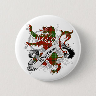 Morrison Tartan Lion Button