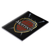 Morrison Tartan Shield & Swords Notizblock (Linke Seite)