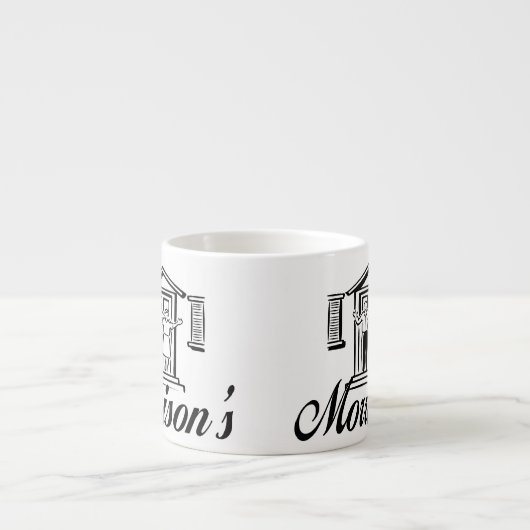 Morrison's Front Door Coffee Cup Espressotasse (Vorderseite)