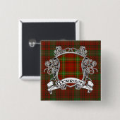 Morrisontartan-Schild Button (Vorne & Hinten)