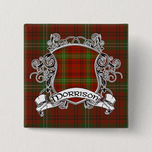 Morrisontartan-Schild Button (Vorderseite)