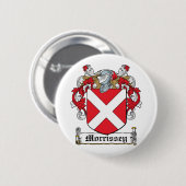 Morrissey Familienwappen Button (Vorne & Hinten)