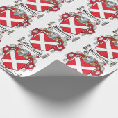 Morrissey Familienwappen Geschenkpapier (Ecke)