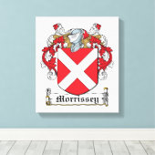 Morrissey Familienwappen Leinwanddruck (Insitu (Holzboden))