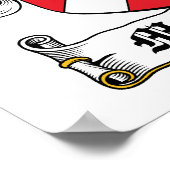 Morrissey Familienwappen Poster (Ecke)