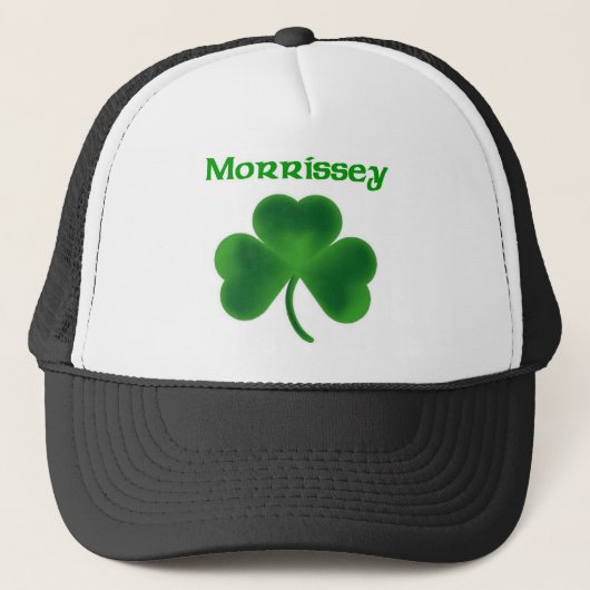 Morrissey Kleeblatt Truckerkappe (Vorderseite)