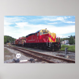 Morristown and Erie Railroad Motor # 22 Poster
