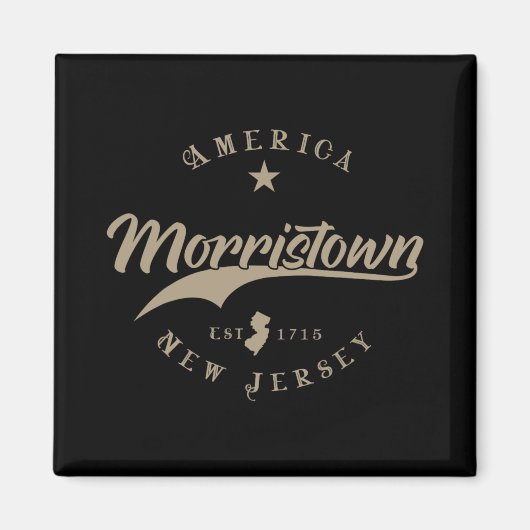 Morristown New Jersey Magnet (Vorne)