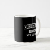 Morristown New Jersey Nj Etablierte Sports Kaffeetasse (VorderseiteRechts)