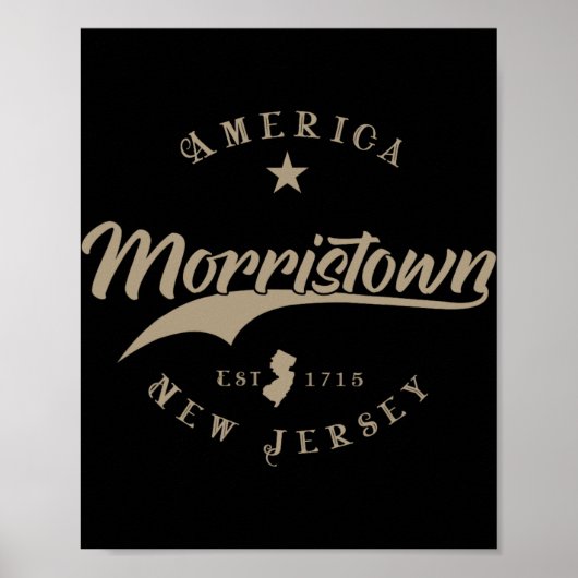 Morristown New Jersey  Poster (Vorne)