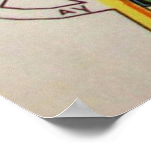 Morristown, NJ Vintag Map Poster (Ecke)