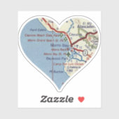 Morro Bay California Aufkleber (Blatt)