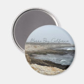 Morro Bay California Coastal Photography Magnet (Vorderseite/Rückseite)