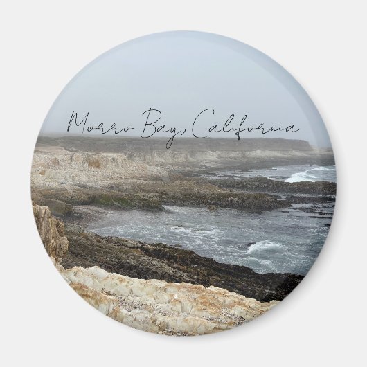 Morro Bay California Coastal Photography Magnet (Vorne)