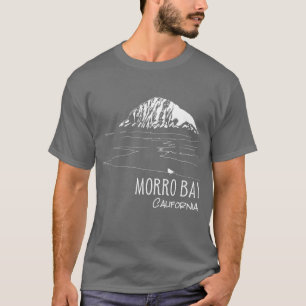 Morro Bay California Morro Rock Art T-Shirt