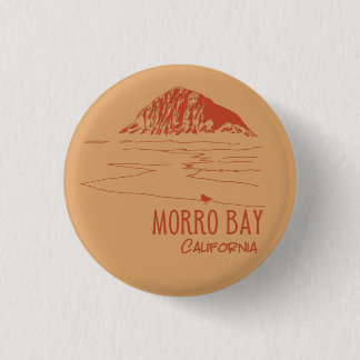 Morro Bay California Morro Rock Button