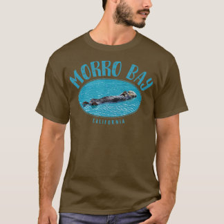 Morro Bay California Sea Otter Design T-Shirt