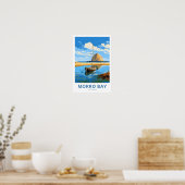 Morro Bay California Travel Print Poster (Küche)