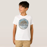 Morro Bay Central California Illustration Beach