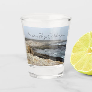 Morro Bay Kalifornien Ozean Klippen Fotografie Schnapsglas