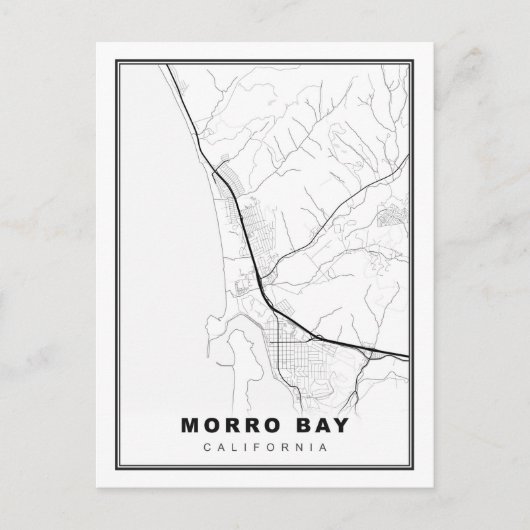 Morro Bay Karte (Vorderseite)