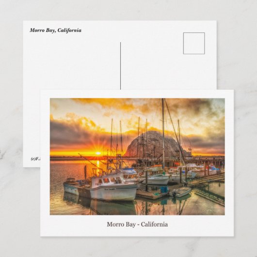 Morro Bay Postcard Postkarte (Vorne/Hinten)