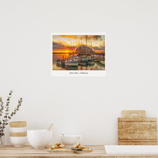 Morro Bay Poster (Küche)