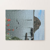Morro Bay Rock mit Otters Puzzle (Horizontal)