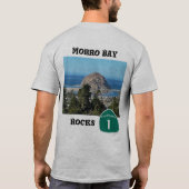 Morro Bay Rocks! Der Beutel spiegelt die SLO-Leben T-Shirt (Rückseite)