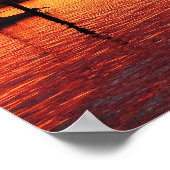 Morro Bay Sonnenuntergang Poster (Ecke)