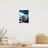 Morro Bay Staat Beach California Poster (Küche)