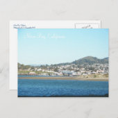 Morro Bucht, Kalifornien Postkarte (Vorne/Hinten)