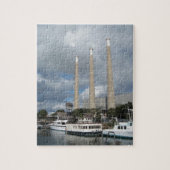 Morro BuchtFischerboote und Smokestacks Puzzle (Vertikal)