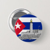 Morro Castle in Havanna Button (Vorne & Hinten)