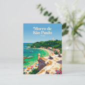 Morro de São Paulo Brasil Postkarte (Stehend Vorderseite)