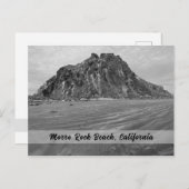 Morro Rock Beach, Morro Bay, Kalifornien Postkarte (Vorne/Hinten)