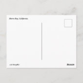 Morro Rock bei Sunset Postcard Postkarte (Rückseite)