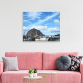 Morro Rock, Fischerboote und Embarcadero Leinwanddruck (Insitu (Wohnzimmer))